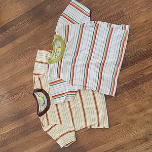 Big Bud Press Cropped Stripe Tee (set of 2)